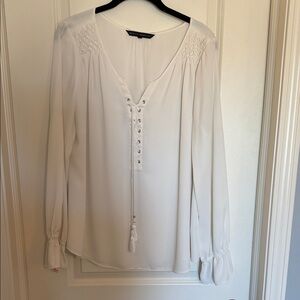 Elegant Cream Women's Top